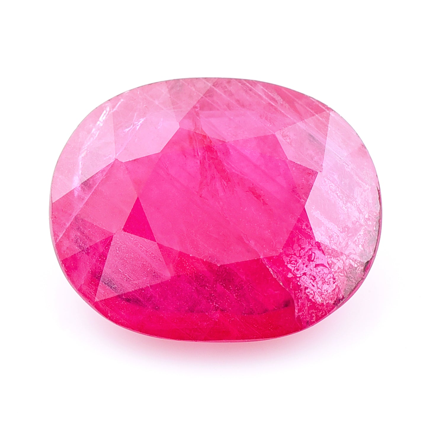 4.41 Natural Corundum Ruby Oval Mixed Cut Gemstone