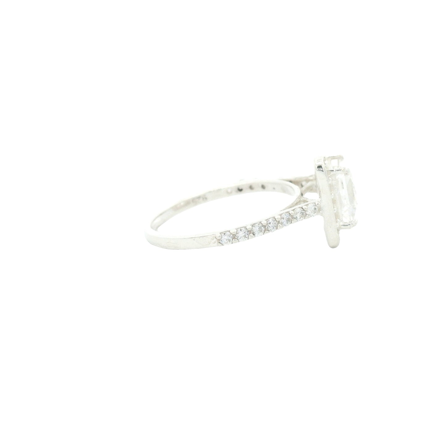 3.79 Ct Cubic Zirconia 925 Sterling Silver Ring