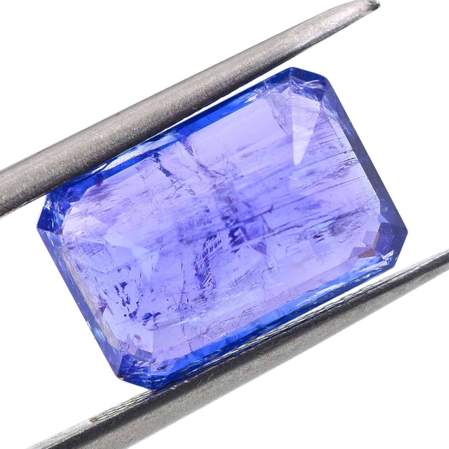 6.9 Natural Zoisite Tanzanite Emerald Cut Gemstone