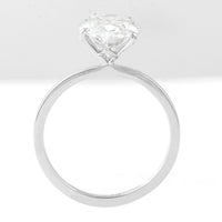 3.52 Carats Lab Grown Diamond 950 Platinum Ring