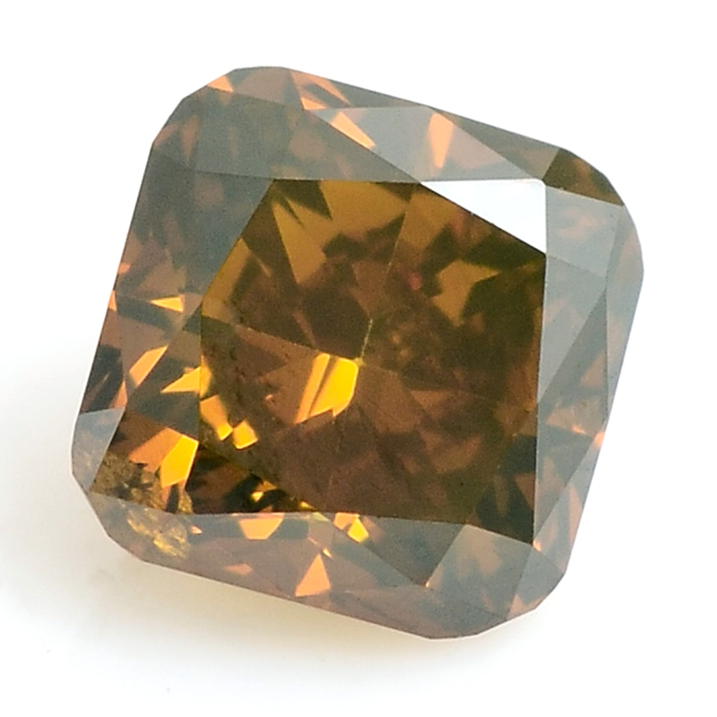 0.33 Carat Red Diamond Octagon Loose Gemstone