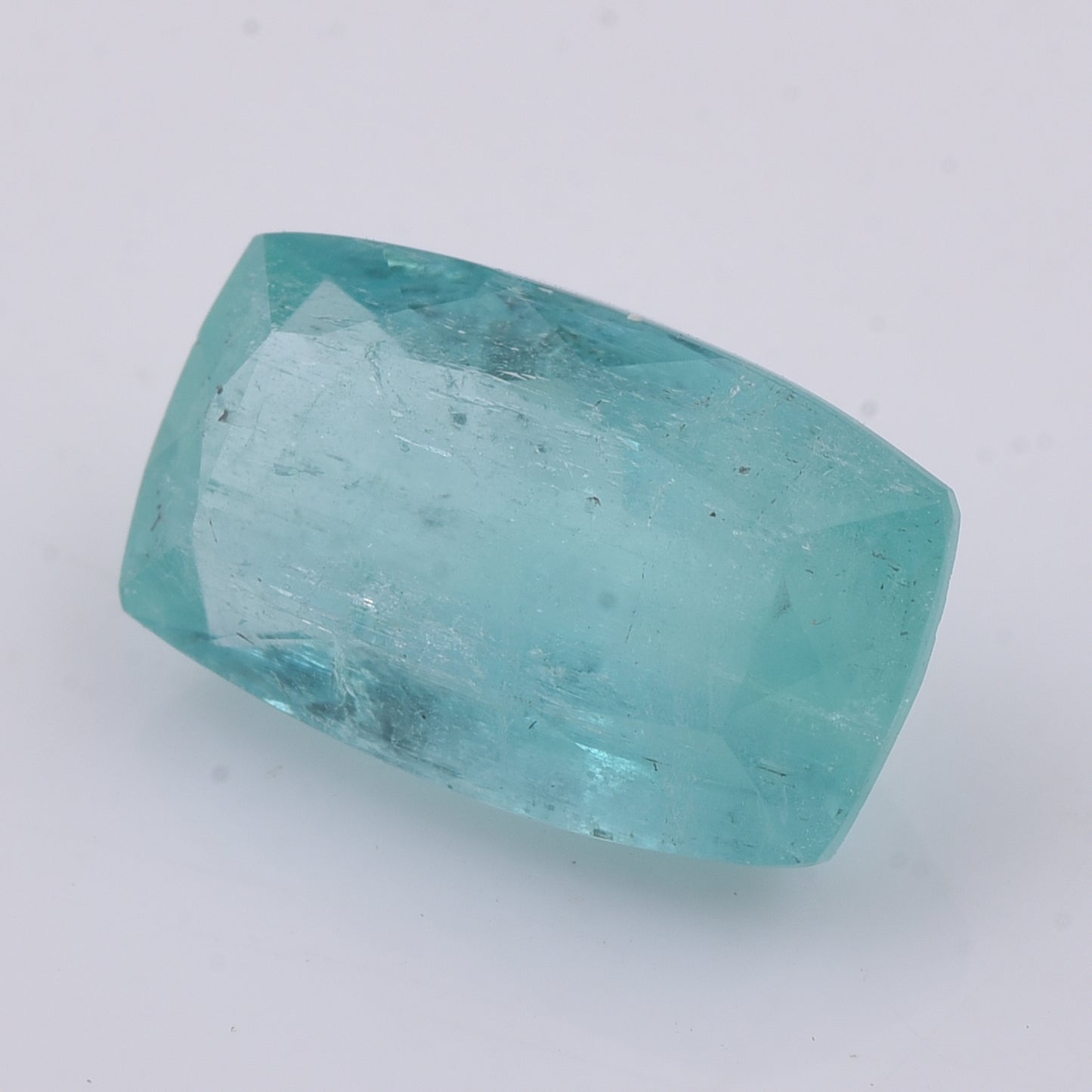 3.96 Natural Beryl Emerald Rectangular Cushion Mixed Cut Gemstone