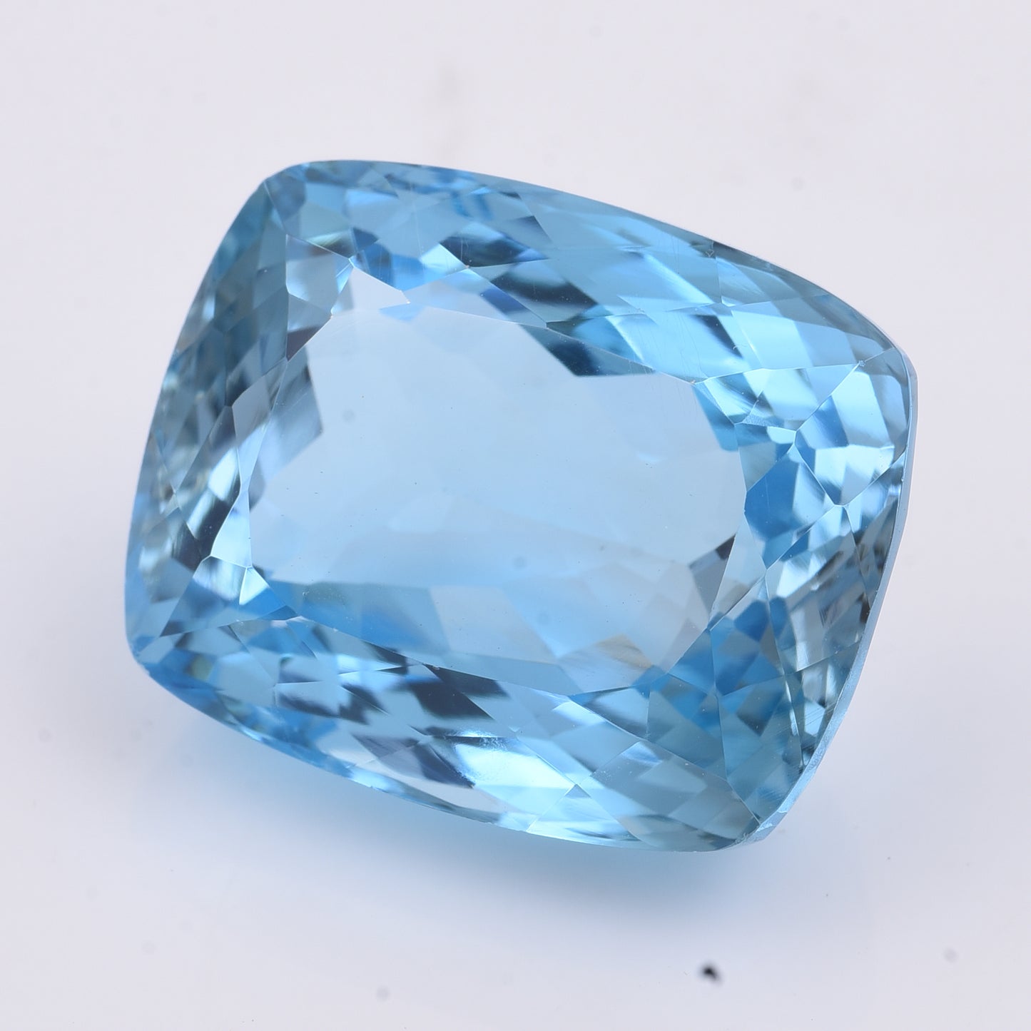 41.1 Natural Topaz Blue Topaz Rectangular Cushion Mixed Cut Gemstone