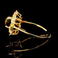 2.40 Ct Oval Tourmaline 14K Gold Ring