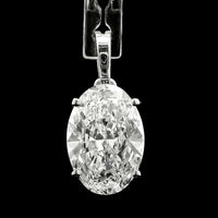 2.40 Carats Lab Grown Diamond 14K Gold Pendant