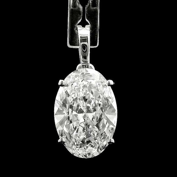 2.40 Carats Lab Grown Diamond 14K Gold Pendant