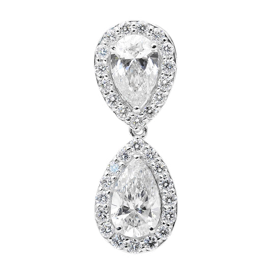 2.98 Carats Lab Grown Diamond 14K Gold Pendant