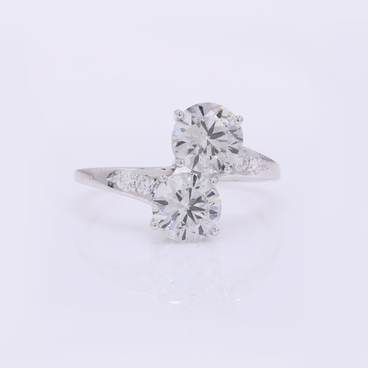 2.52 Carats Lab Grown Diamond 14K Gold Ring