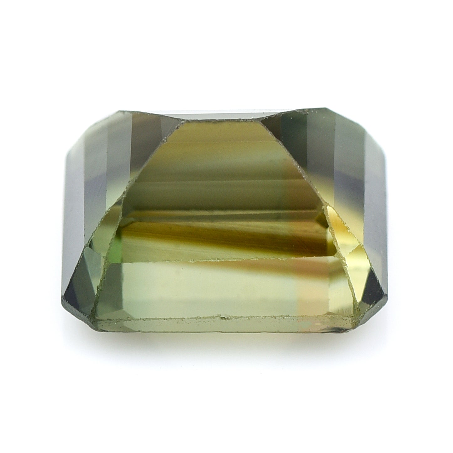 4.16 Natural Tourmaline Verdelite Emerald Cut Gemstone