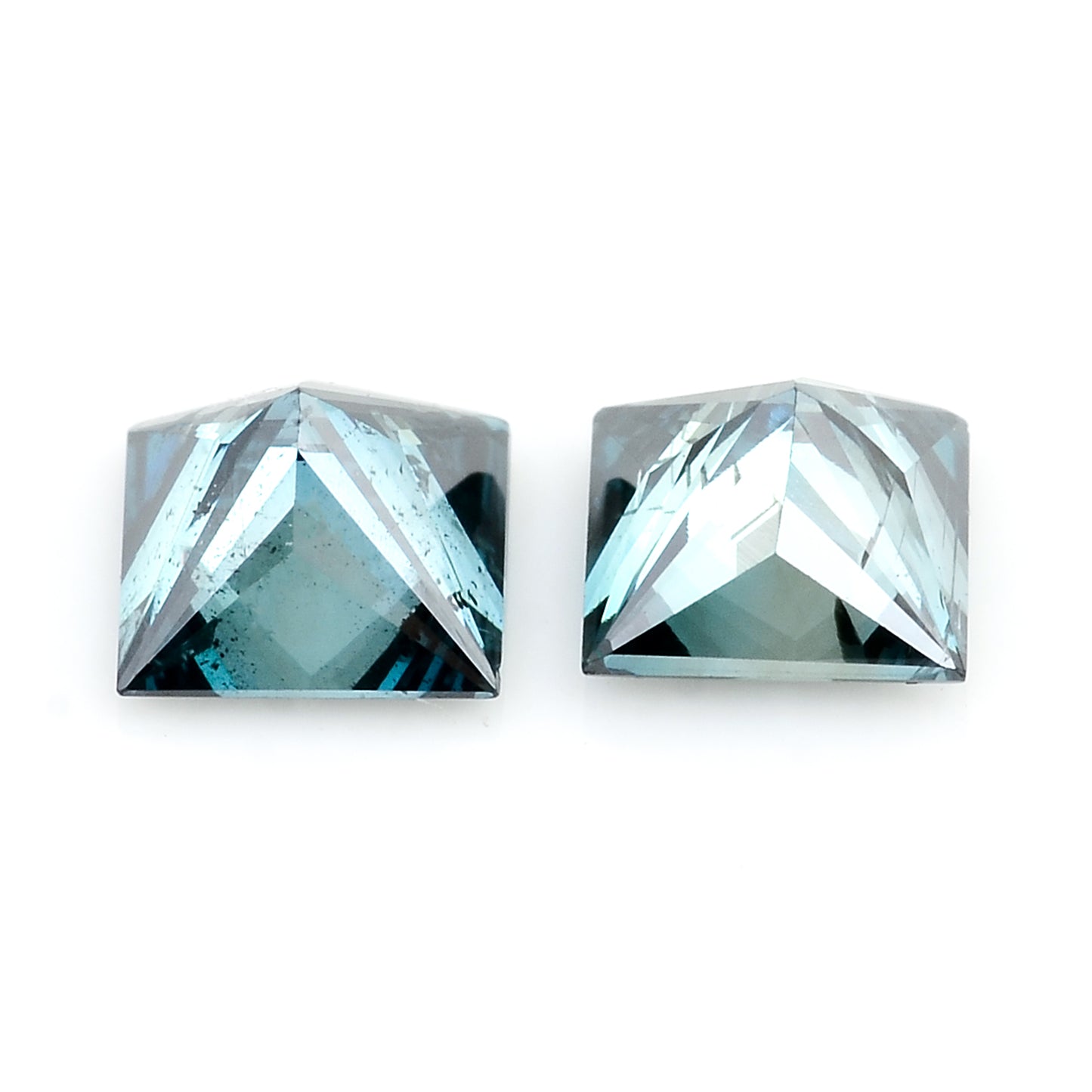0.61 Blue Diamond Sqaure Loose Gemstone