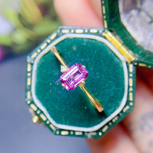 Garnet 925 Sterling Silver Ring