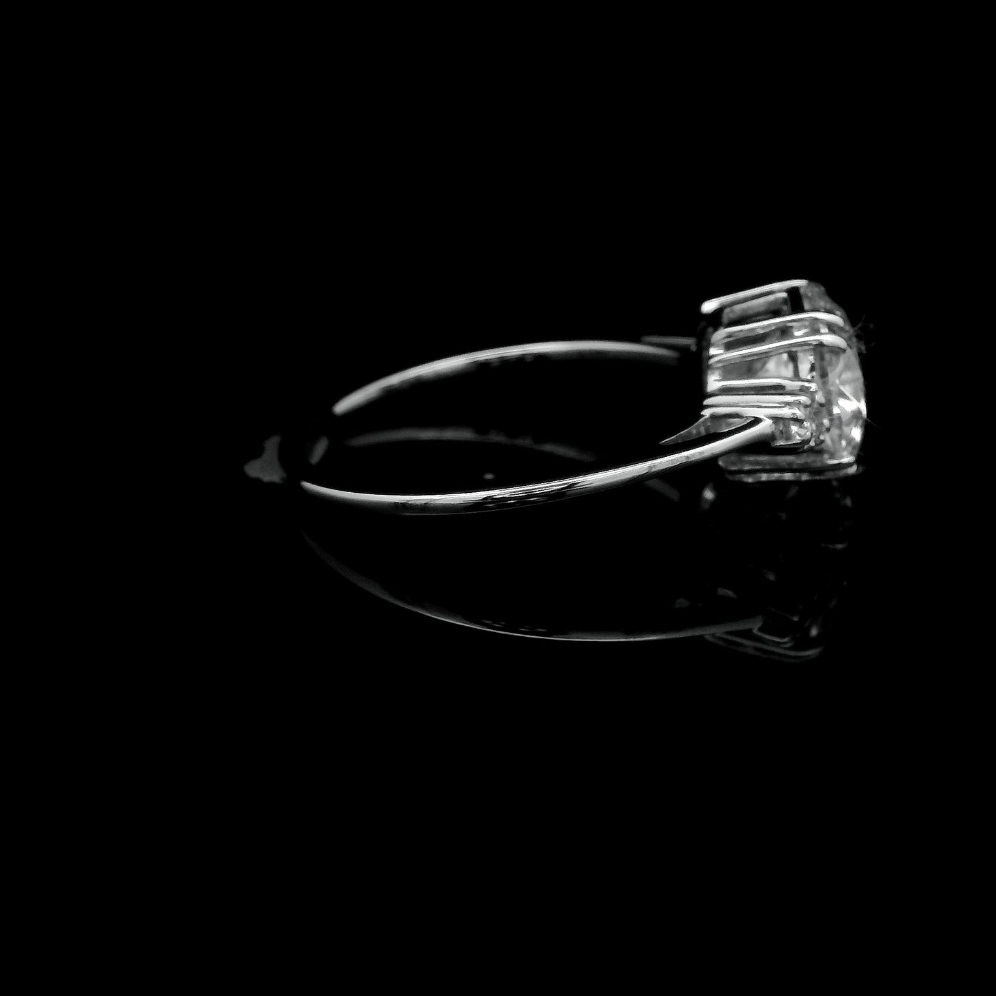 2.16 Ct Round Lab Grown Diamond 14K Gold Ring