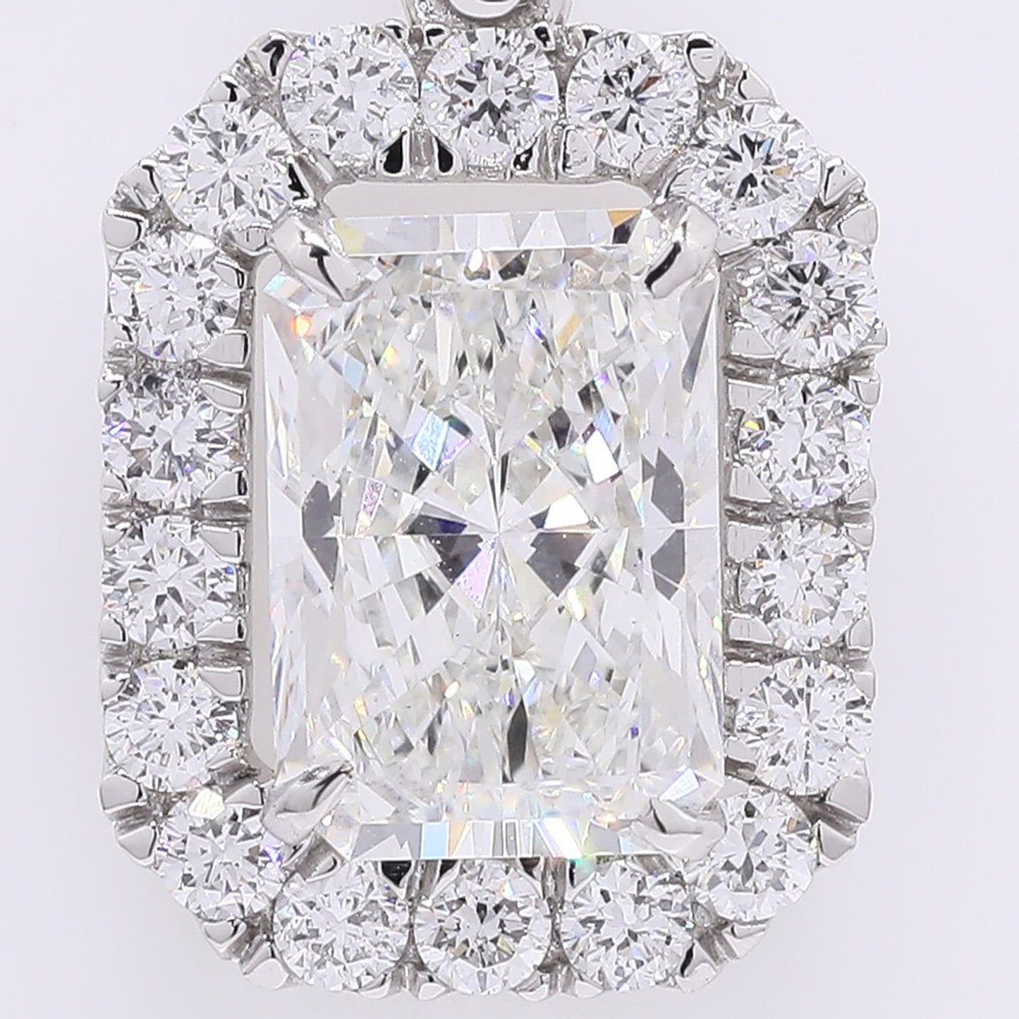 2.38 Carats Lab Grown Diamond 950 Platinum Pendant