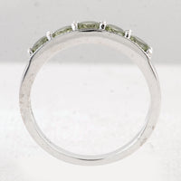 1.43 Ct Round Peridot 925 Sterling Silver Ring