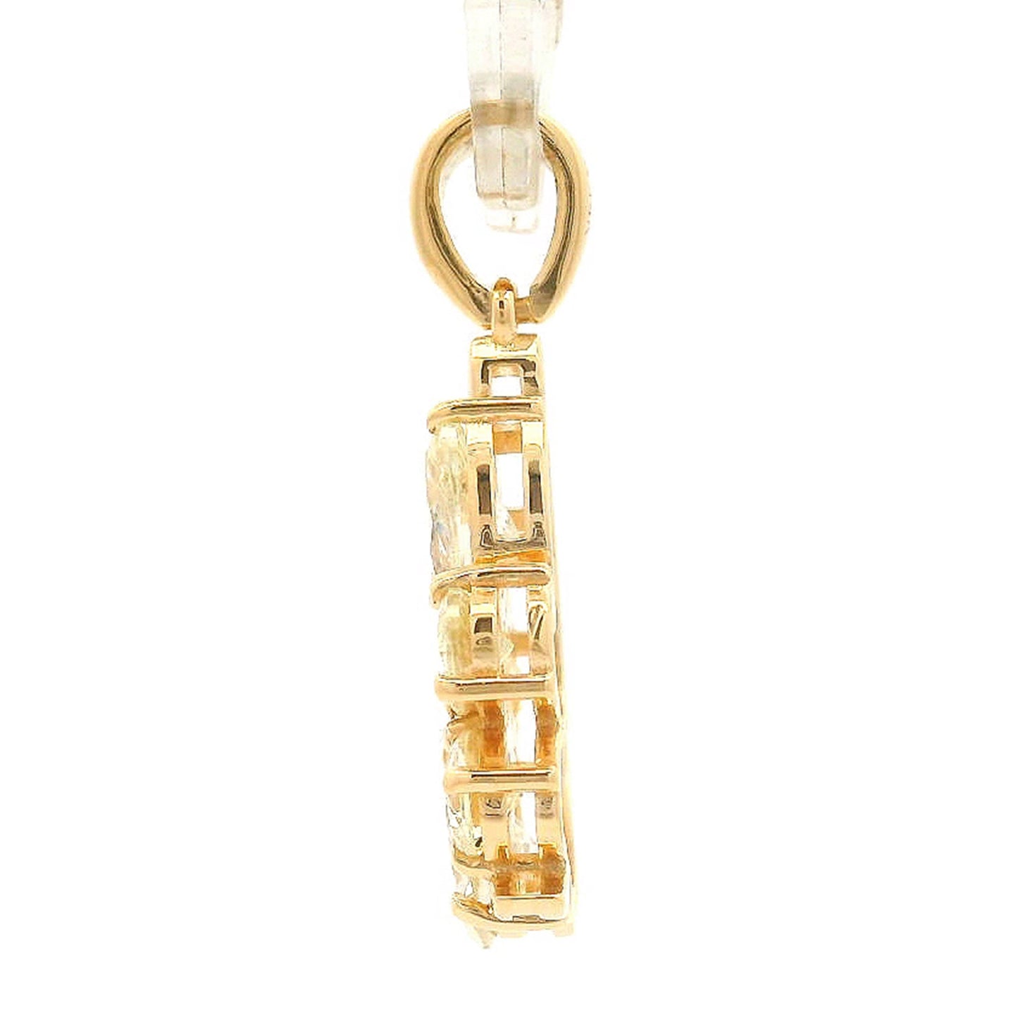 1.04 Ct Marquise Diamond 14K Gold Pendant