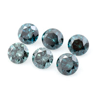 0.54 Blue Diamond Round Loose Gemstone