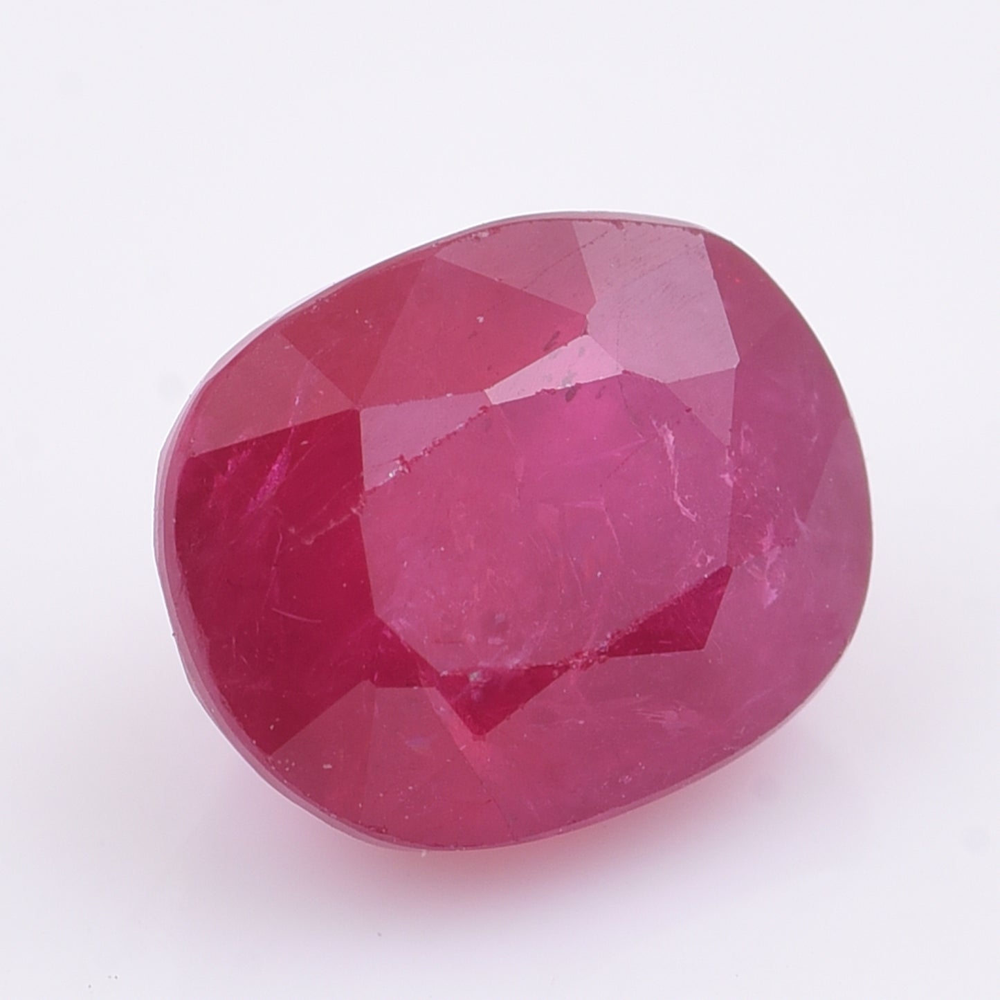 2.16 Natural Corundum Ruby Rectangular Cushion Mixed Cut Gemstone