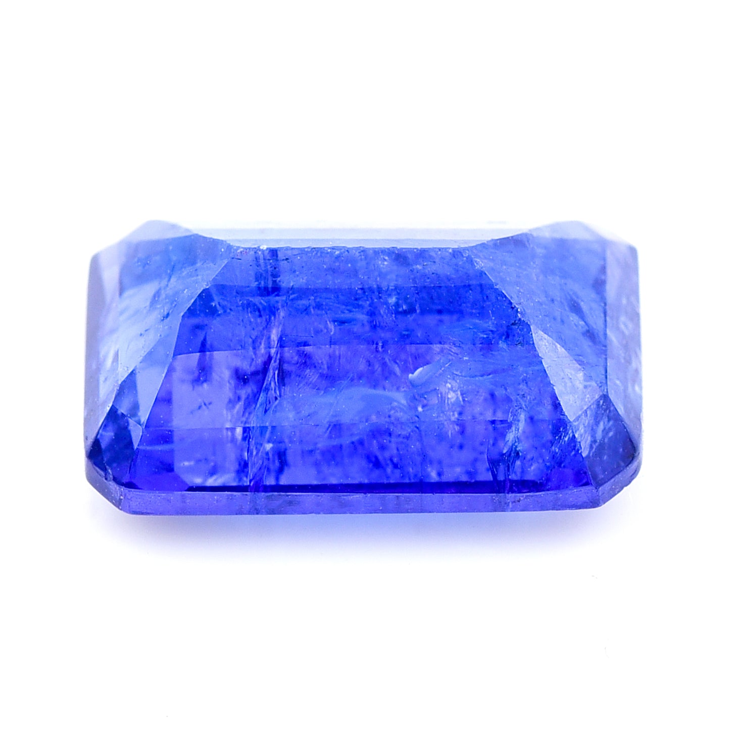 8.04 Natural Zoisite Tanzanite Emerald Cut Gemstone