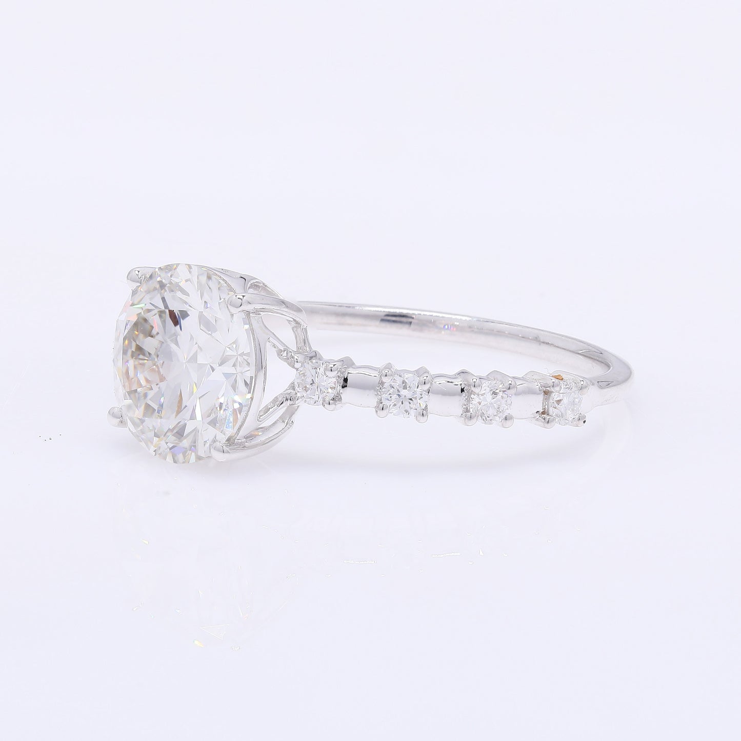 2.22 Carats Lab Grown Diamond 14K Gold Ring
