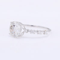 2.22 Carats Lab Grown Diamond 14K Gold Ring