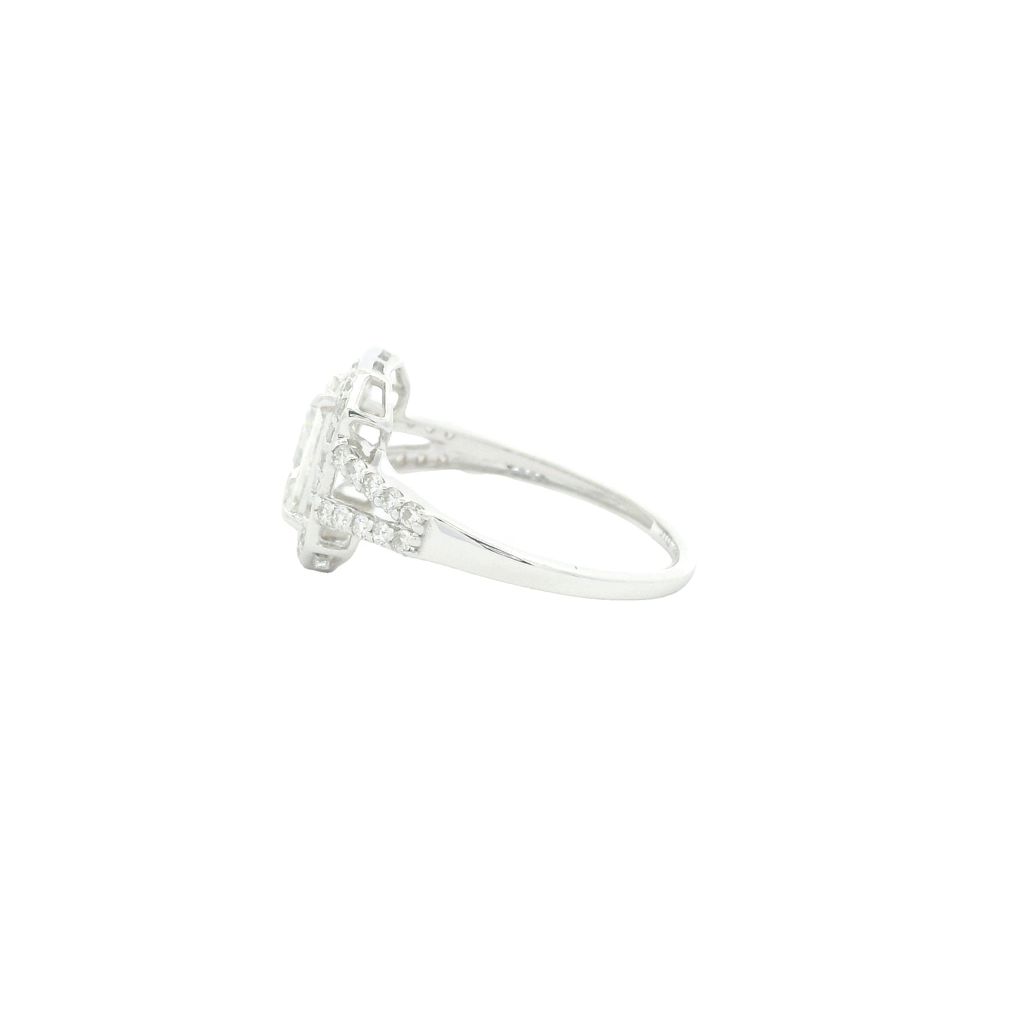 1.52 Carats Lab Grown Diamond 14K Gold Ring