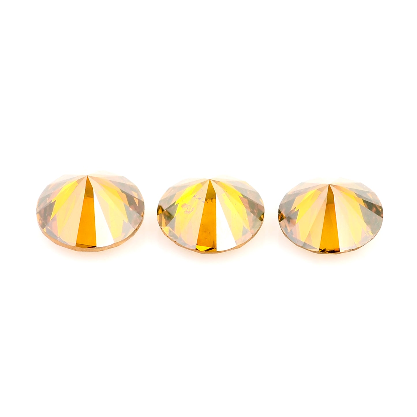 0.51 Red Diamond Round Loose Gemstone