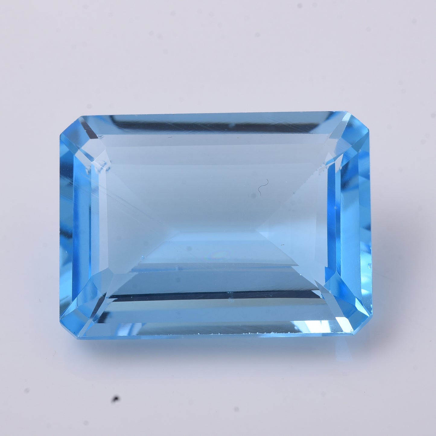 47.15 Natural Topaz Blue Topaz Emerald Cut Gemstone