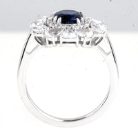 3.59 Carats Sapphire 14K Gold Ring