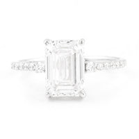 2.90 Carats Lab Grown Diamond 14K Gold Ring