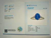 2.60 Ct Oval Natural Tanzanite 14K Gold Ring