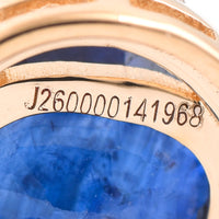 1.60 Ct Oval Natural Sapphire 14K Gold Pendant