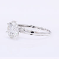 2.10 Carats Lab Grown Diamond 14K Gold Ring