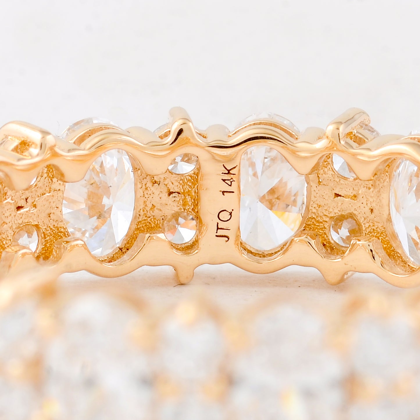 2.92 Carats Lab Grown Diamond 14K Gold Ring