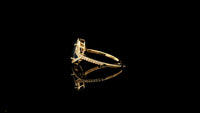 2.12 Ct Oval Natural Sapphire 14K Gold Ring