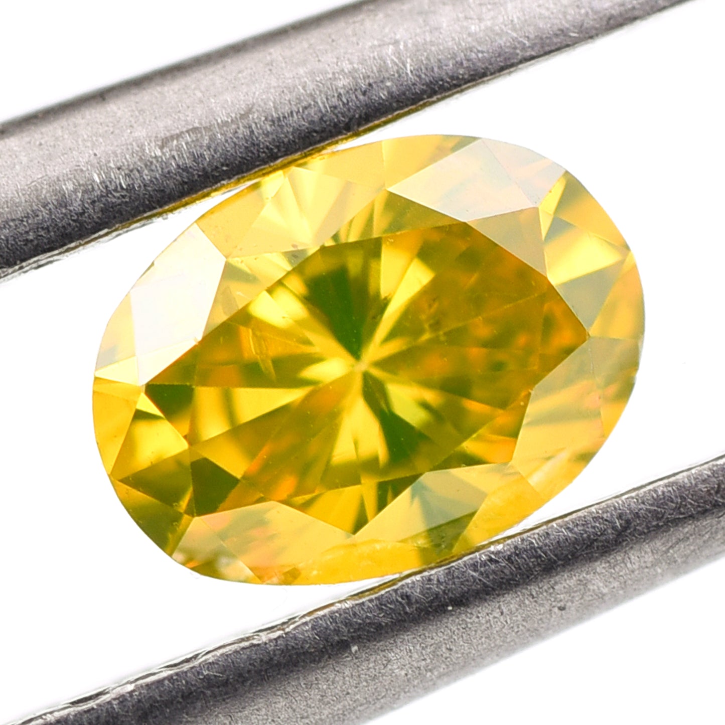 0.25 Yellow Diamond Oval Loose Diamond