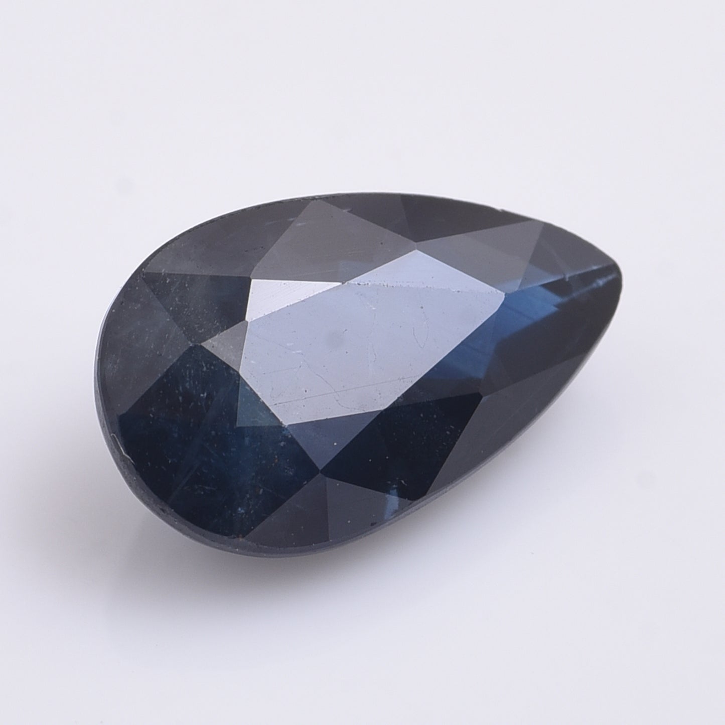 3.39 Natural Corundum Sapphire Pear Mixed Cut Gemstone