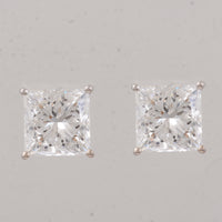 4.09 Carats Lab Grown Diamond 14K Gold Earrings