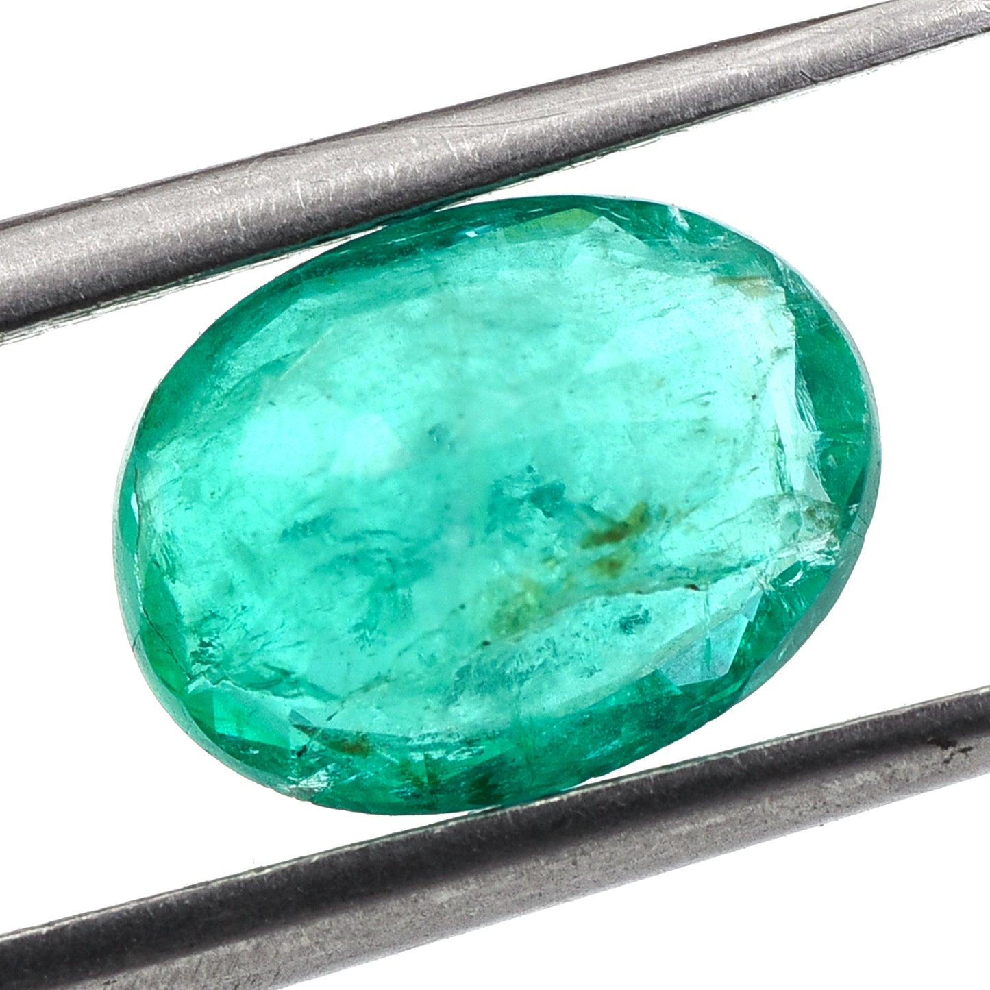 2.2 Natural Beryl Emerald Oval Mixed Cut Gemstone