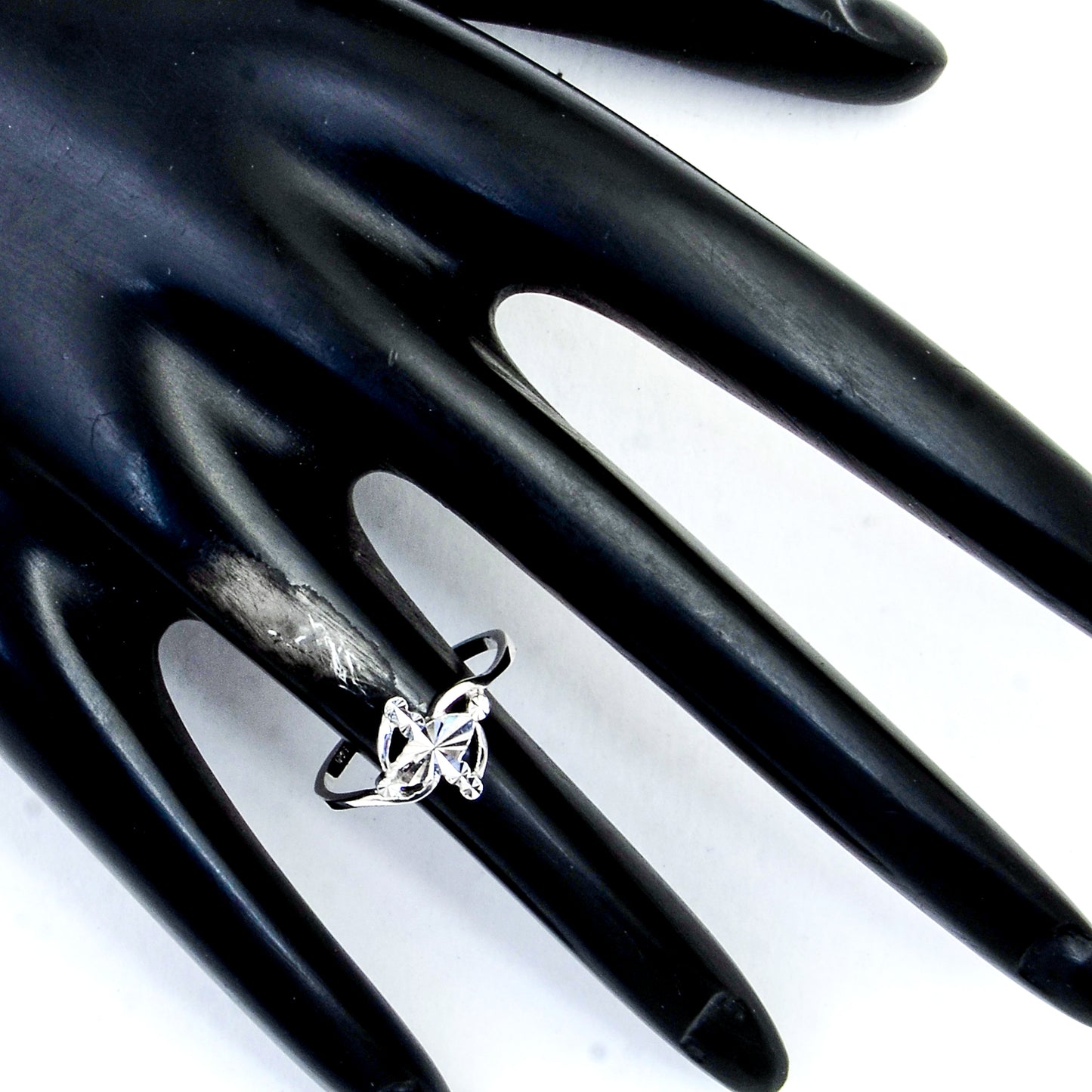 0.00 Ct Plain 925 Sterling Silver Ring