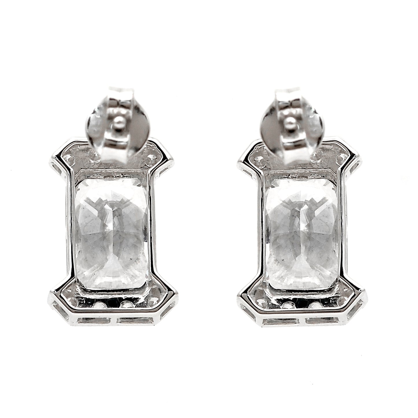 4.33 Carats Lab Grown Diamond 14K Gold Earrings