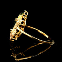 1.42 Ct Octagon Tourmaline 14K Gold Ring