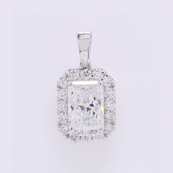 2.36 Carats Lab Grown Diamond 14K Gold Pendant