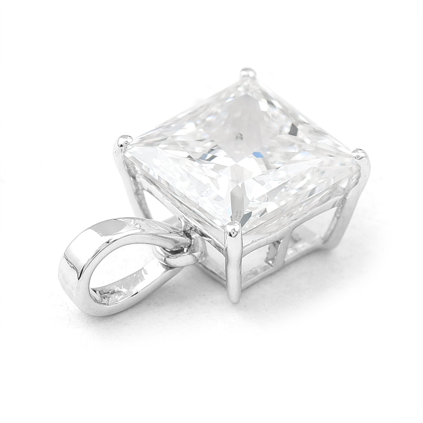 3.00 Carats Lab Grown Diamond 14K Gold Pendant