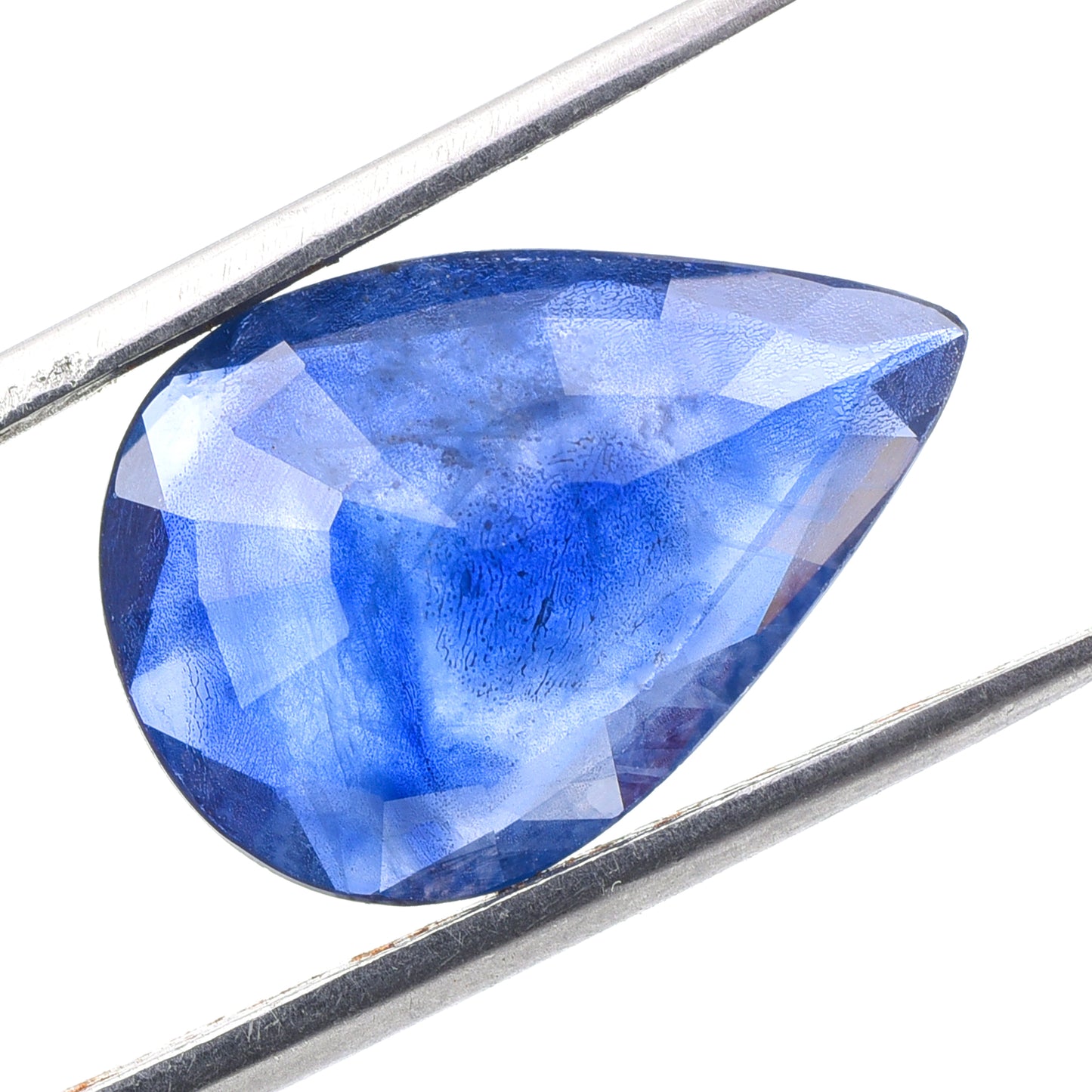 4.89 Natural Corundum Sapphire Pear Mixed Cut Gemstone