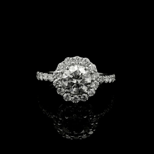 2.02 Carats Lab Grown Diamond 14K Gold Ring