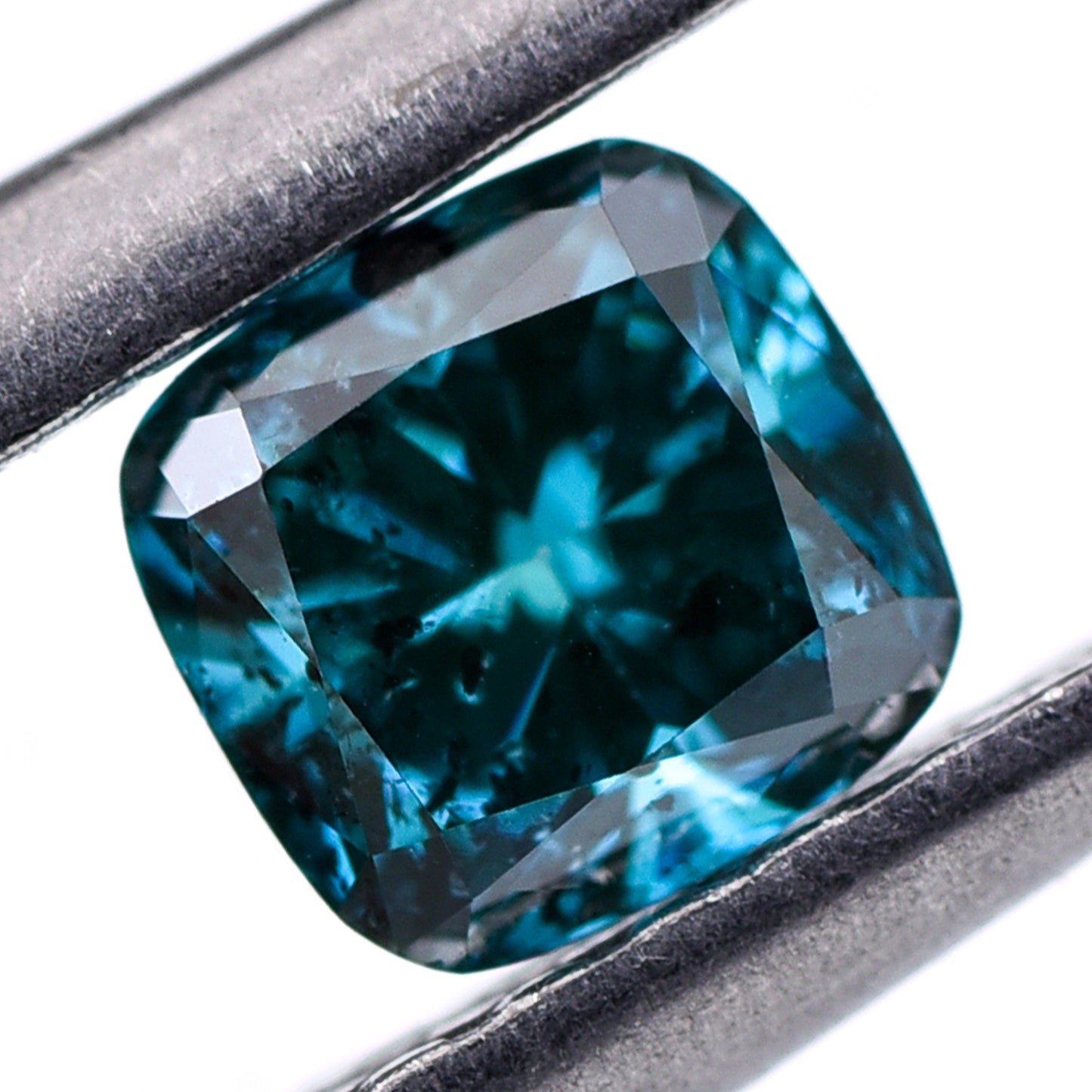 0.32 Blue Diamond Cushion Loose Diamond
