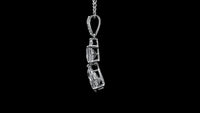 3.03 Carats Lab Grown Diamond 14K Gold Pendant