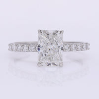 2.41 Carats Lab Grown Diamond 950 Platinum Ring