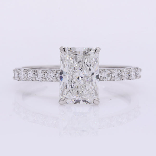 2.41 Carats Lab Grown Diamond 950 Platinum Ring
