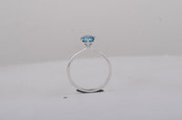 1.05 Carats Blue Lab Grown Diamond 14K Gold Ring
